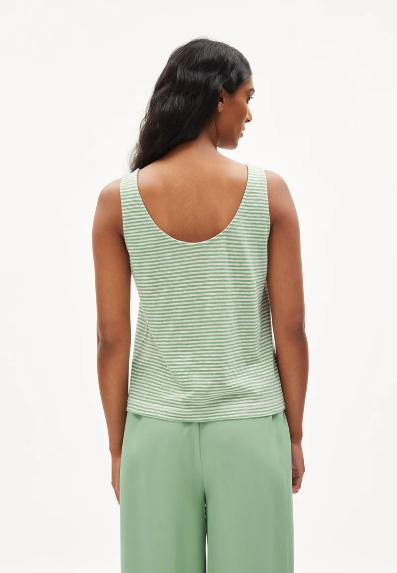 MINAAMI LITA TOP | smith green-oatmilk