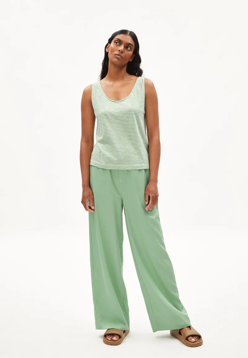 MINAAMI LITA TOP | smith green-oatmilk