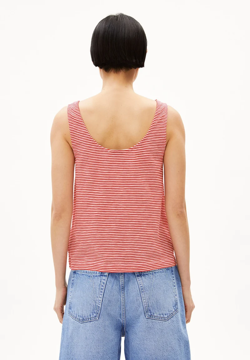 MINAAMI LITA TOP | oatmilk-coral blush
