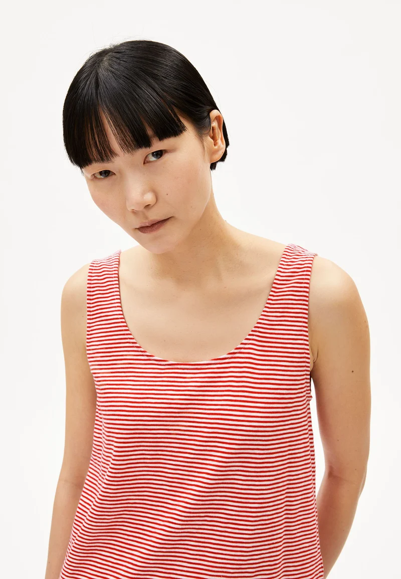 MINAAMI LITA TOP | oatmilk-coral blush