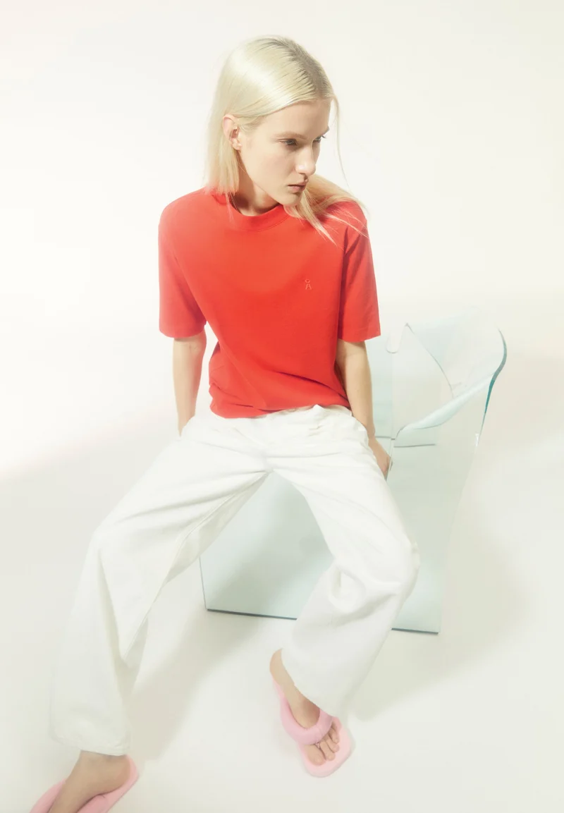 TARJAA T-SHIRT | poppy red
