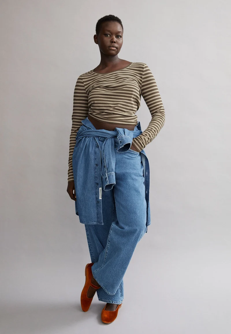 ENRICCAA STRIPES | gravel-dried moss