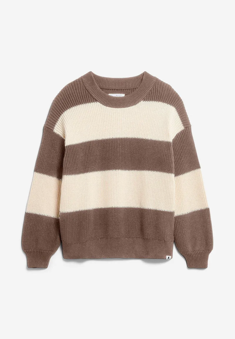 HAAYLE BLOCKSTRIPES | oatmilk-muddy water