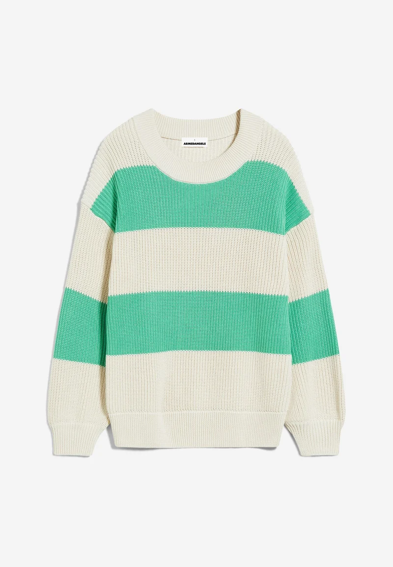 HAAYLE BLOCKSTRIPES | undyed-bright lime