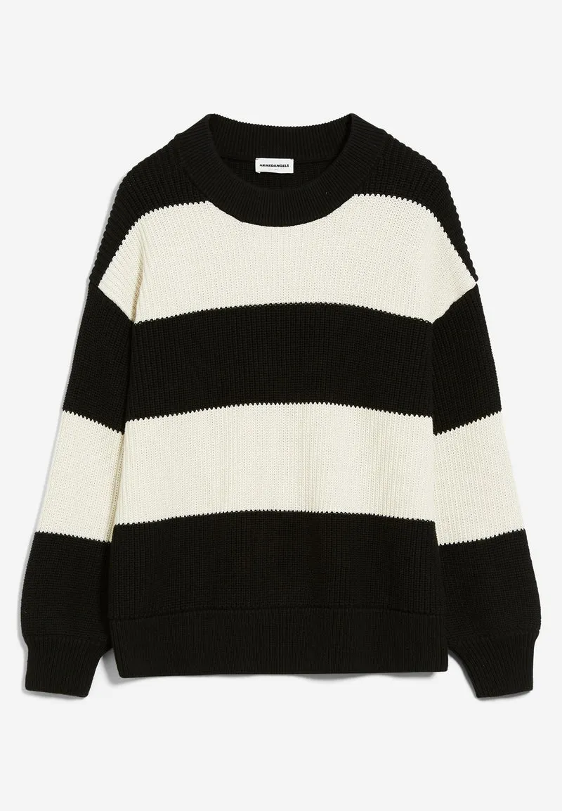 HAAYLE BLOCKSTRIPES | black-undyed