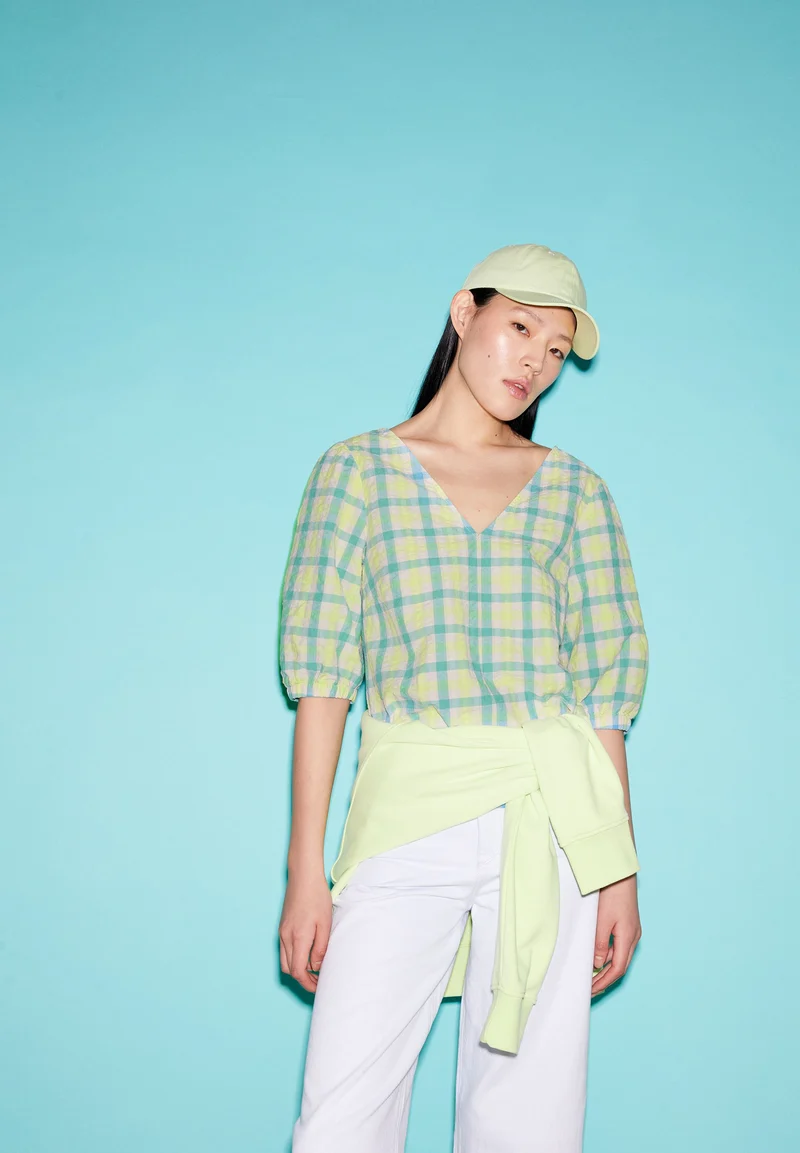 KINAA SEERSUCKER | light lime