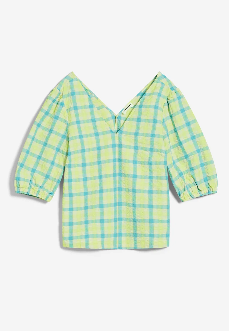 KINAA SEERSUCKER | light lime