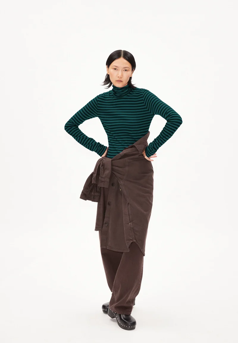 GRAZILIAA STRIPES | teal stone-black