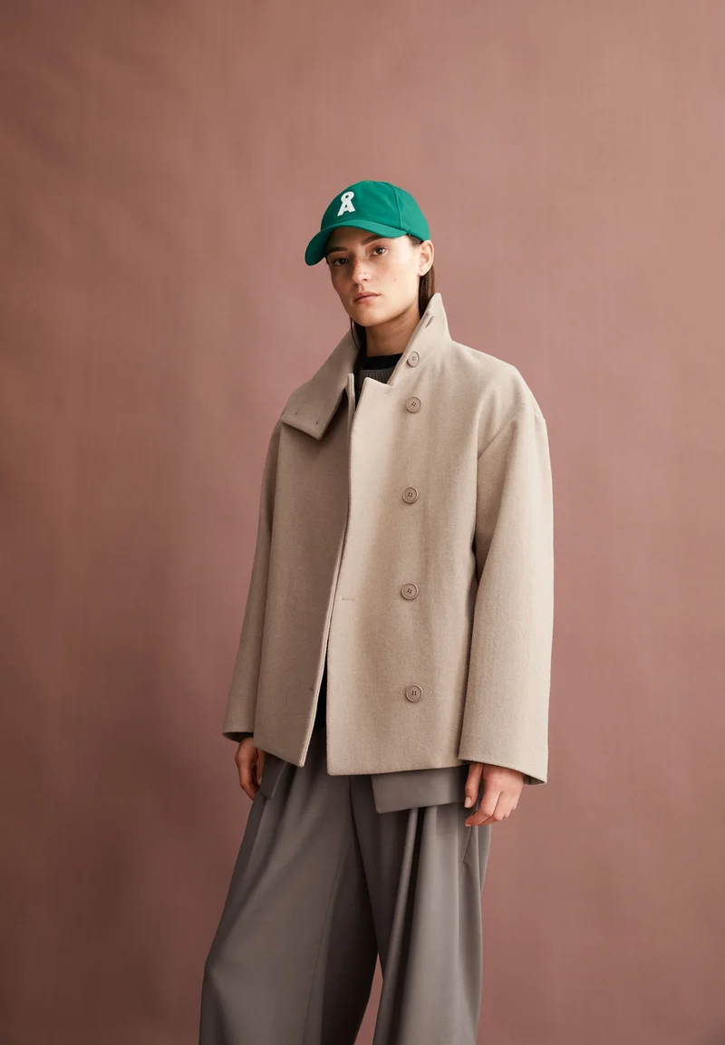 MAJELAA WOLLMANTEL | true camel