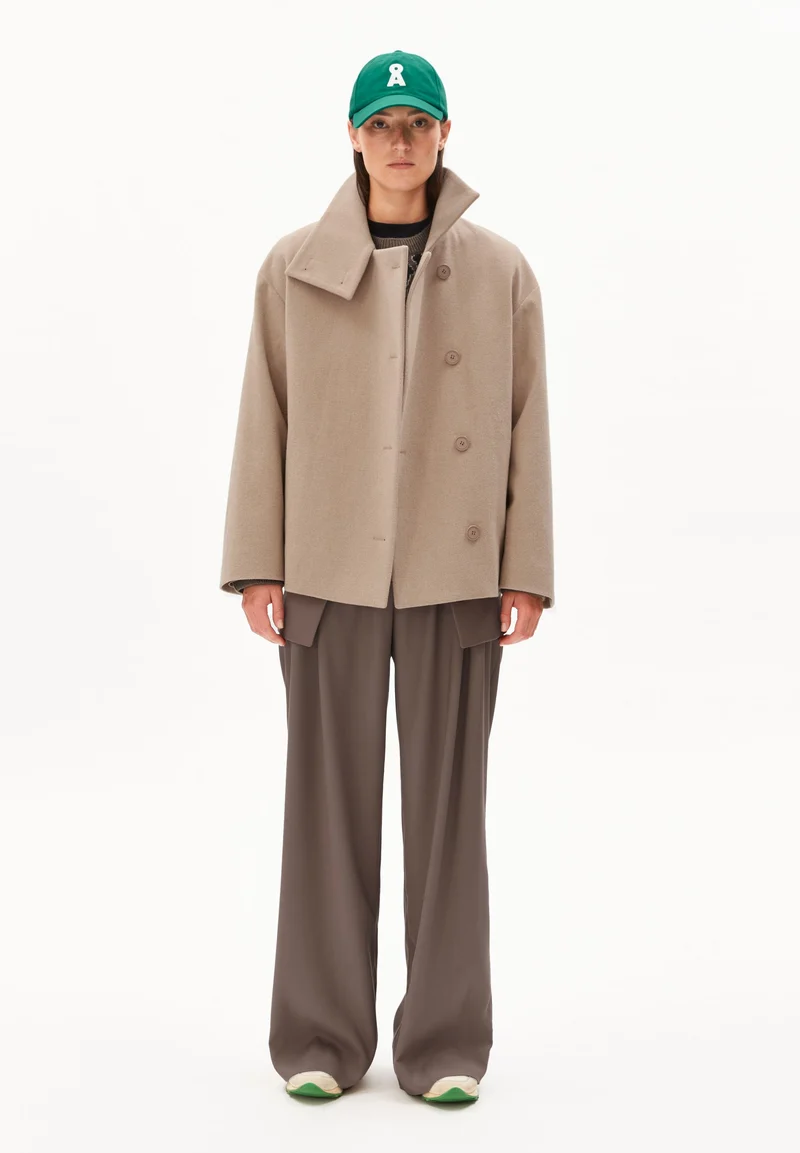 MAJELAA WOLLMANTEL | true camel