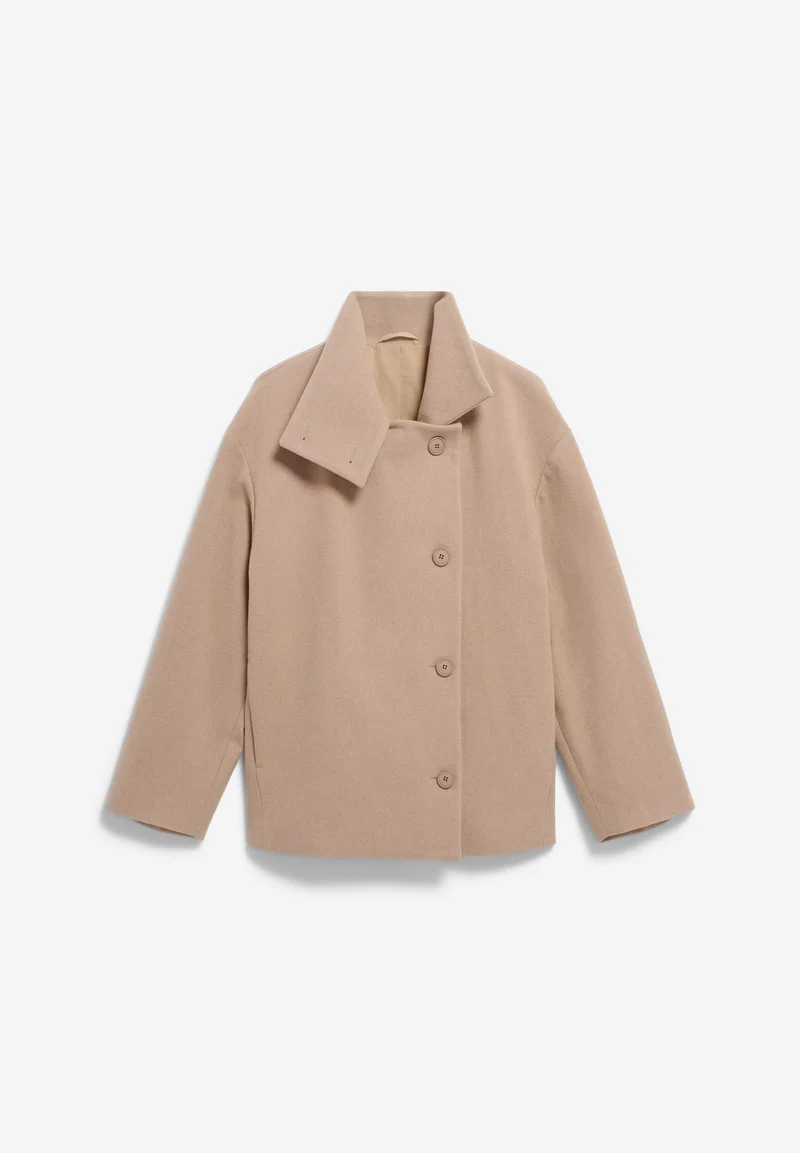 MAJELAA WOLLMANTEL | true camel