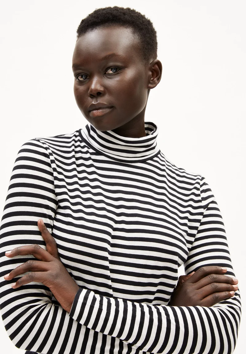 GRAZILIAA STRIPES | white-black
