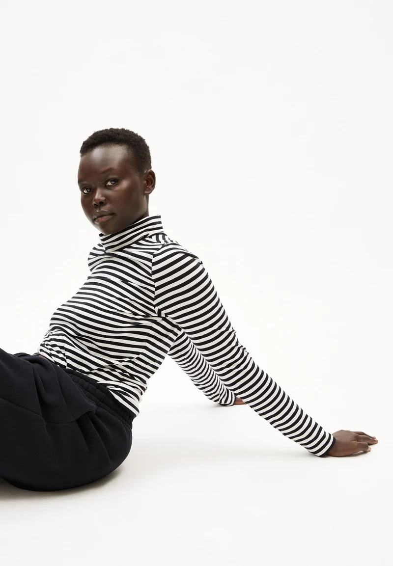 GRAZILIAA STRIPES | white-black