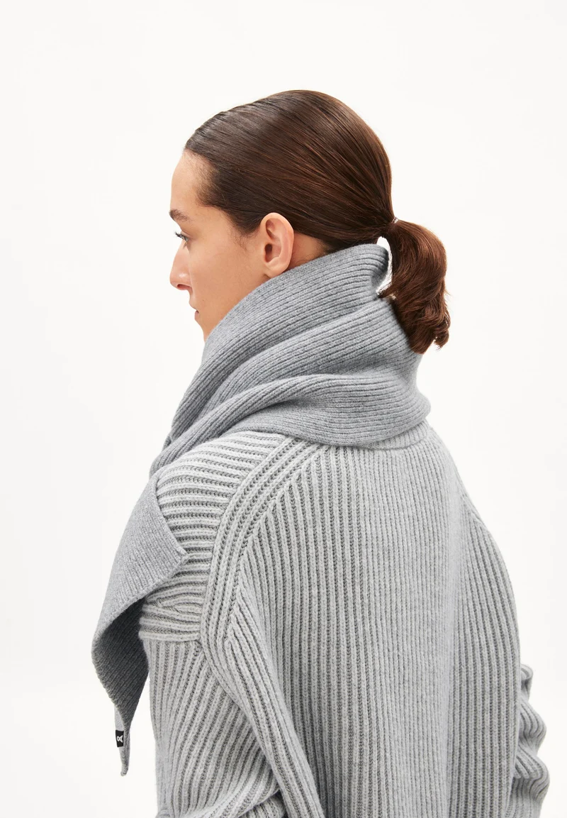 CLAASAS SCHAL | light grey melange