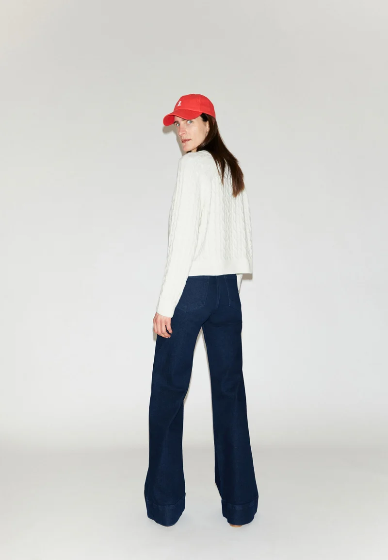 MURLIAA HIGH WAIST WIDE JEANS | rinse