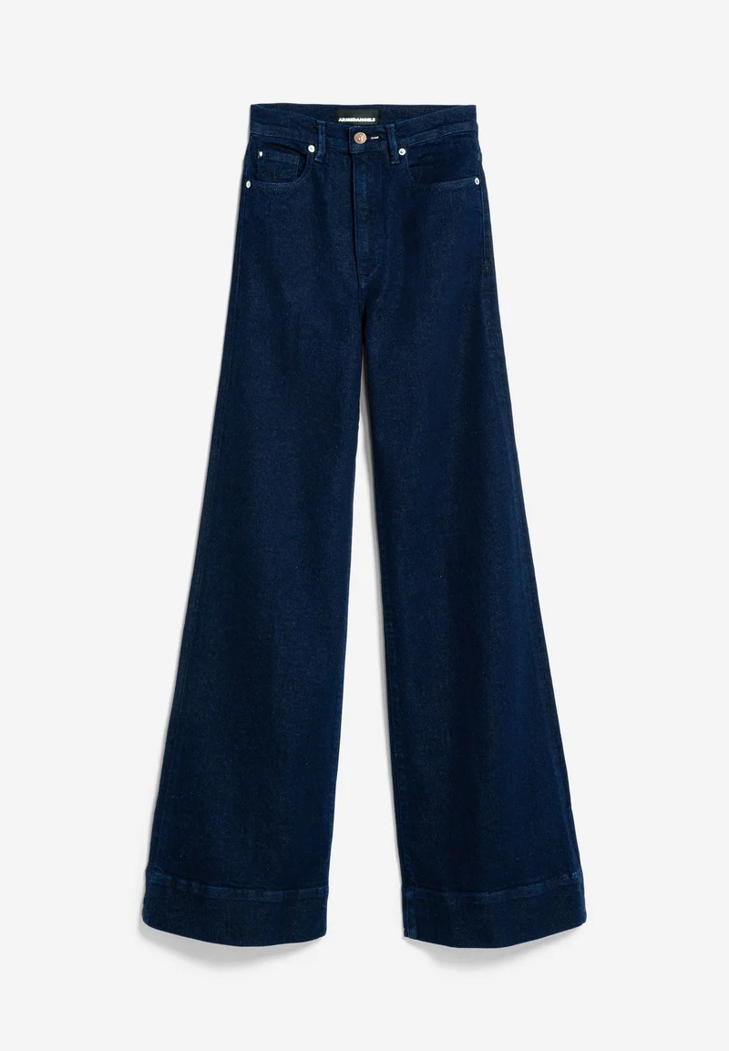MURLIAA HIGH WAIST WIDE JEANS | rinse