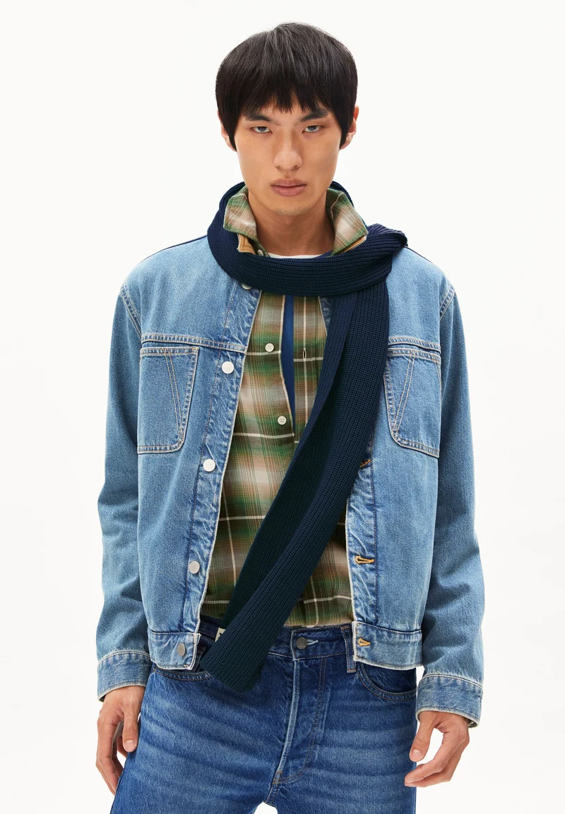 CLAASAS SCHAL | tinted navy