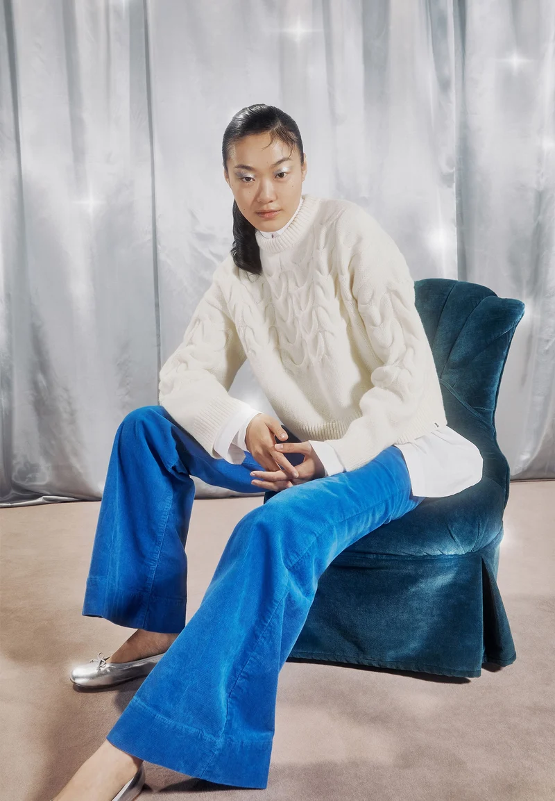 MURLIAA CORDUROY | warm blue