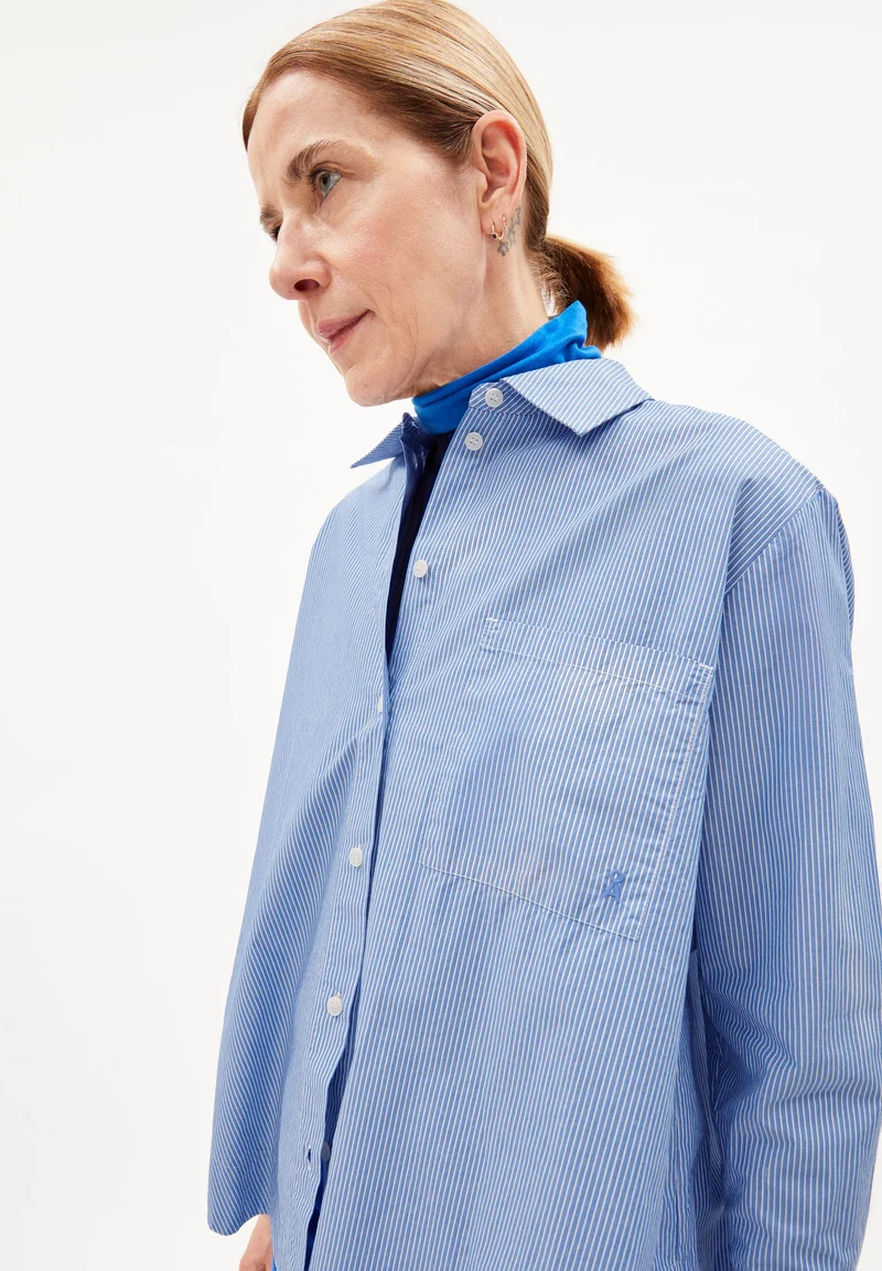 EASSAAL STRIPED | warm blue-white