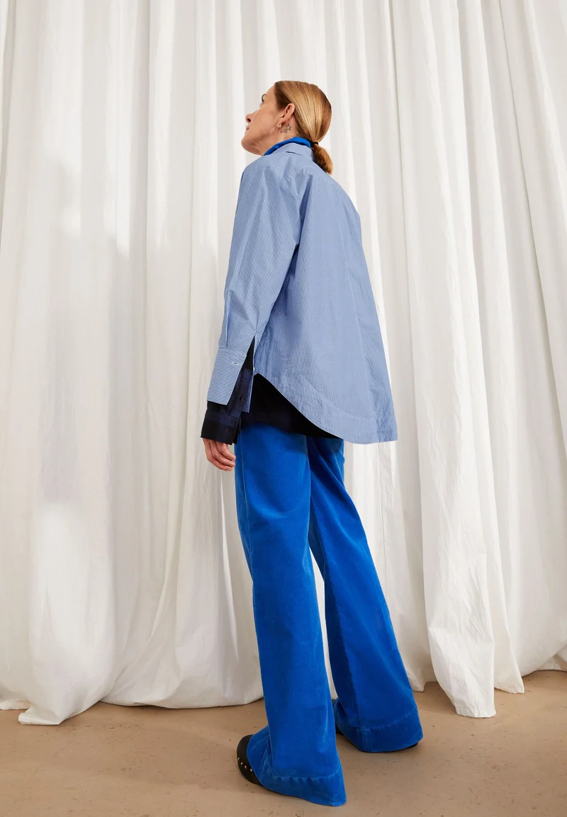 EASSAAL STRIPED | warm blue-white