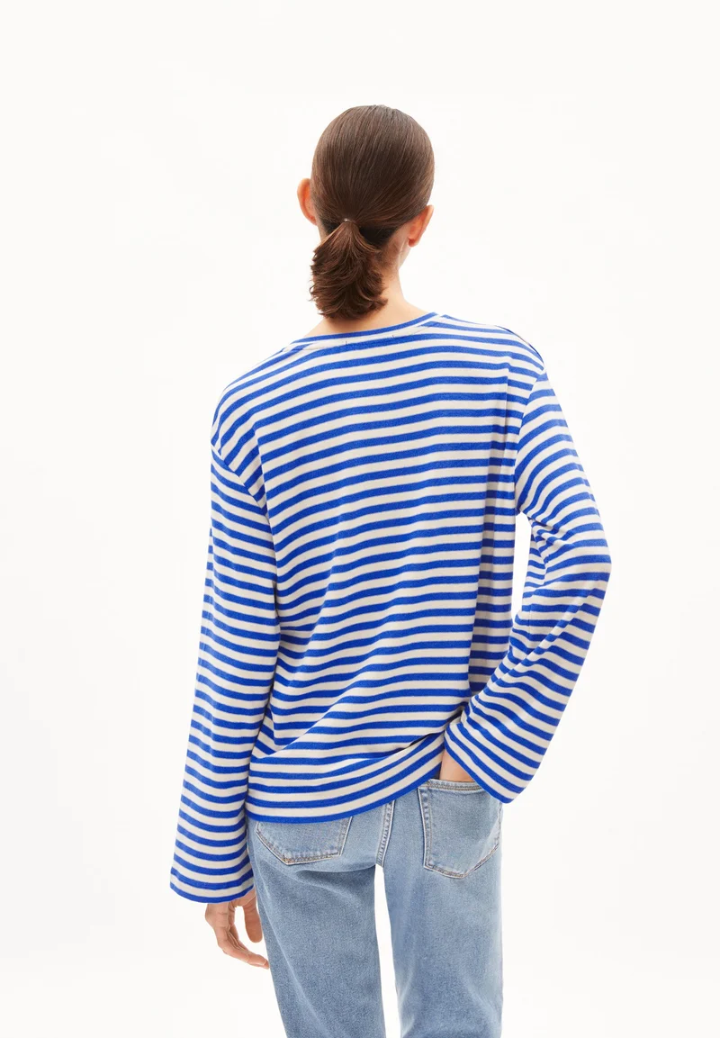 MARYNAA KNITTED STRIPE | warm blue-kitt