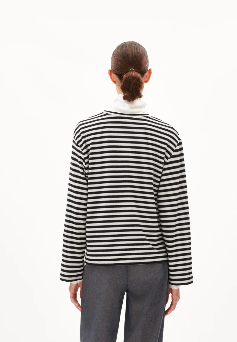 MARYNAA KNITTED STRIPE | kitt-black