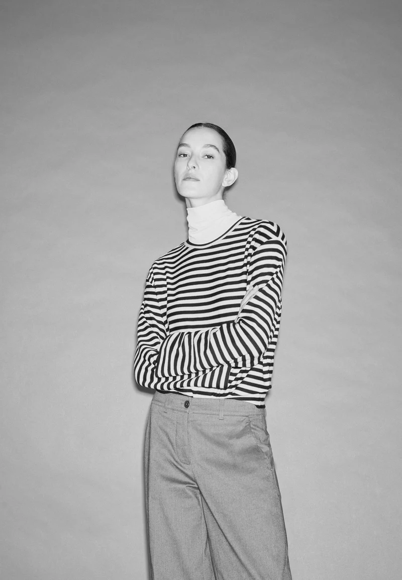 MARYNAA KNITTED STRIPE | kitt-black