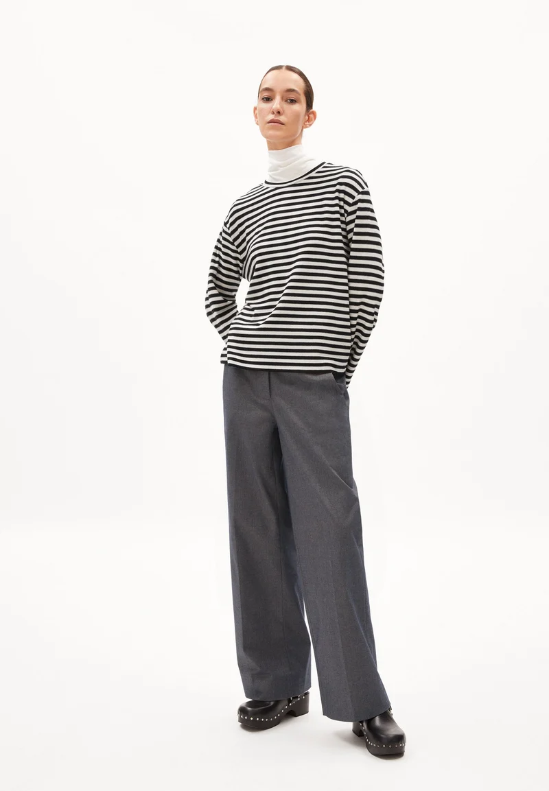 MARYNAA KNITTED STRIPE | kitt-black