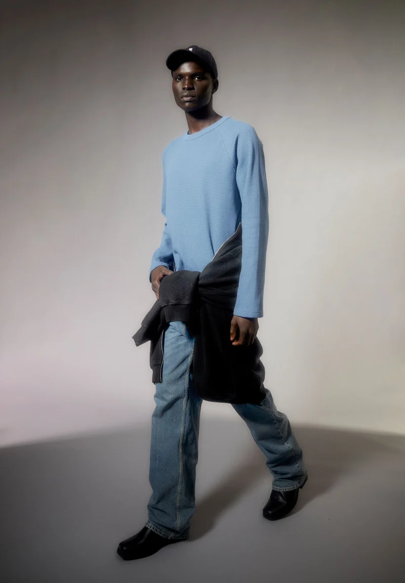 JOSUAA WAFFLE | vintage blue