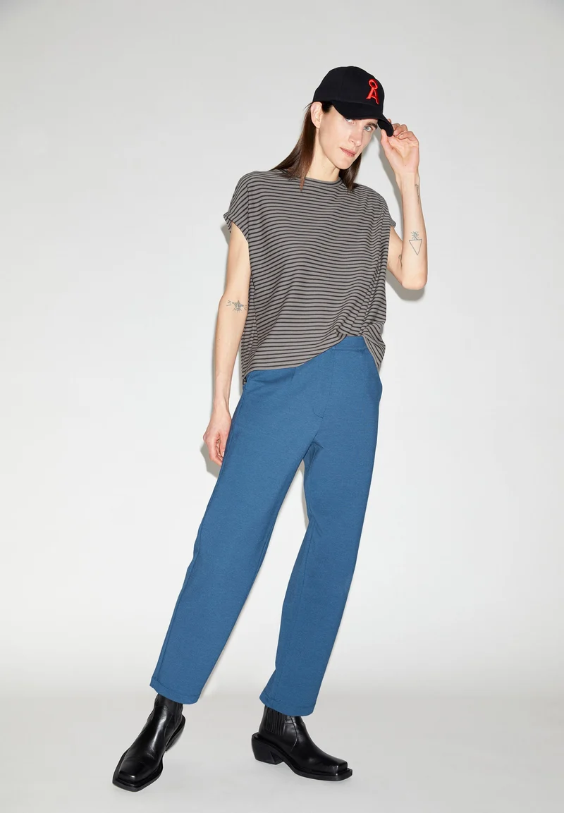 JAANISA MINI STRIPE | cool ash-muddy water