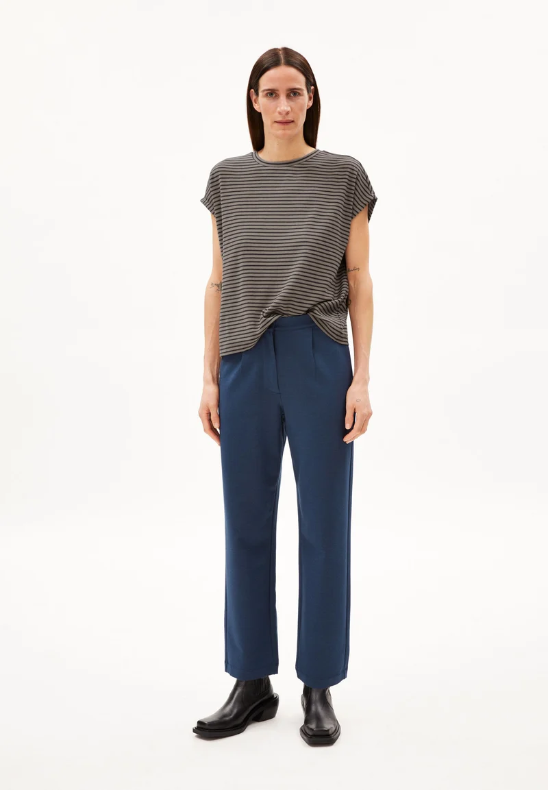JAANISA MINI STRIPE | cool ash-muddy water