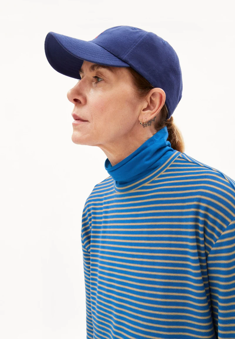 MARYNAA MINI STRIPE | warm blue-light cloudberry