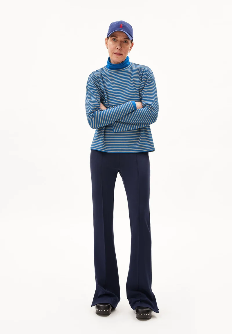 MARYNAA MINI STRIPE | warm blue-light cloudberry