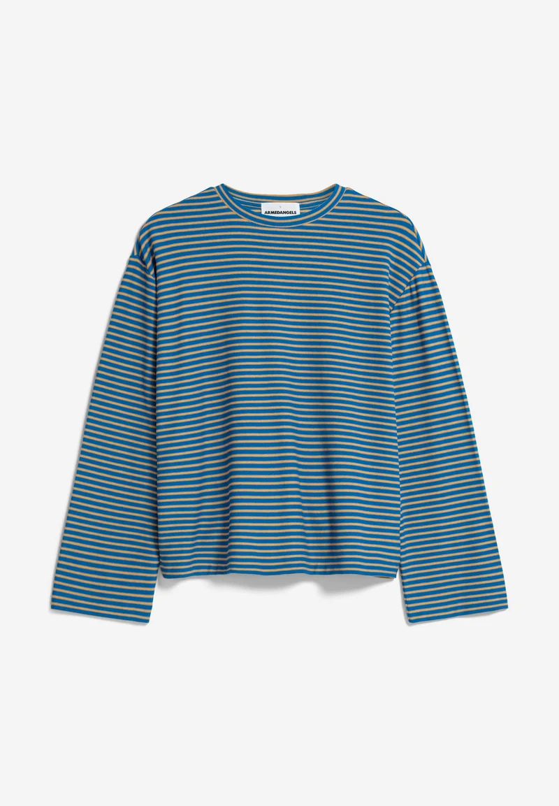 MARYNAA MINI STRIPE | warm blue-light cloudberry