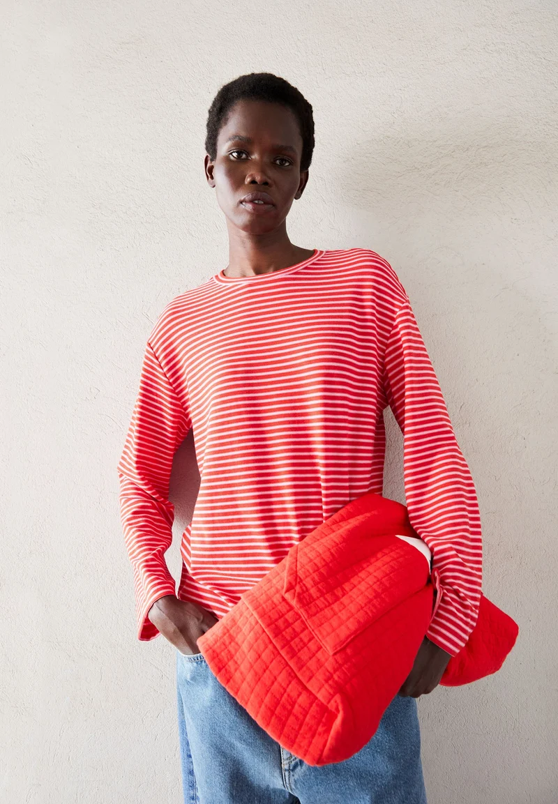 MARYNAA MINI STRIPE | red alert-pink me up more
