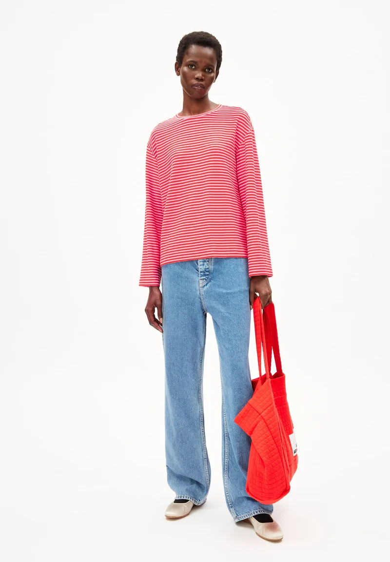 MARYNAA MINI STRIPE | red alert-pink me up more