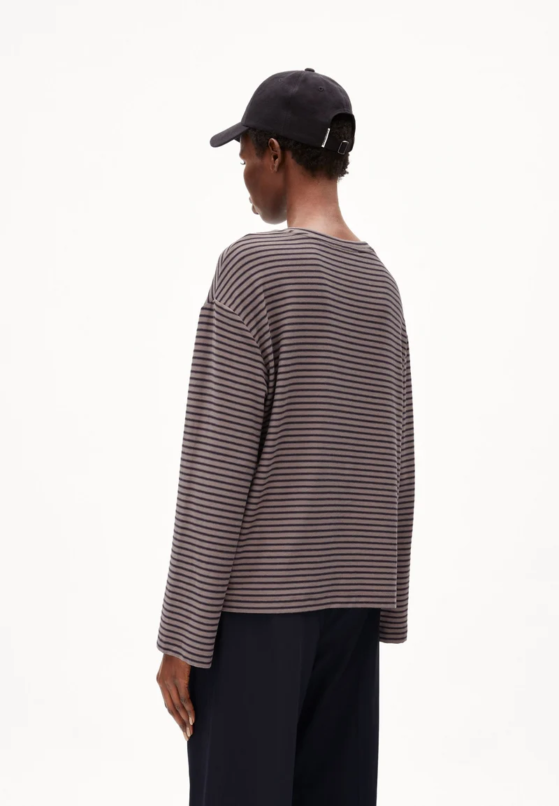 MARYNAA MINI STRIPE | cool ash-muddy water