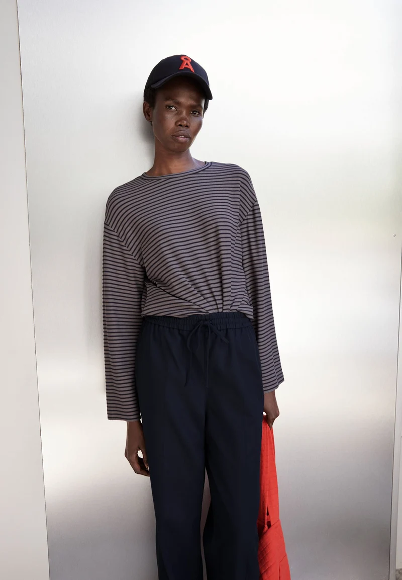 MARYNAA MINI STRIPE | cool ash-muddy water