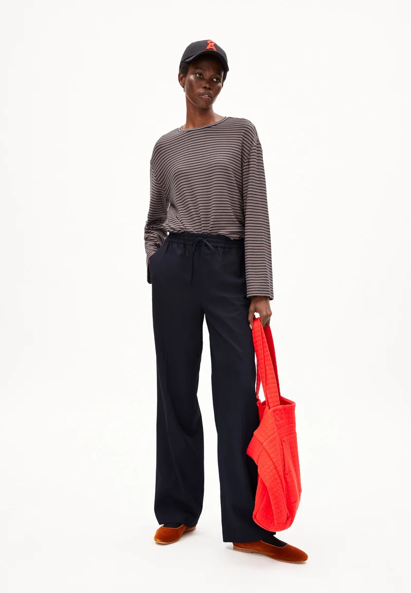 MARYNAA MINI STRIPE | cool ash-muddy water