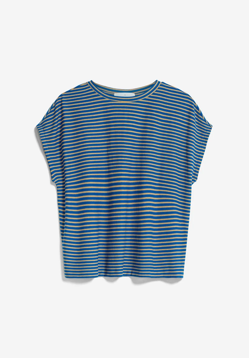 JAANISA MINI STRIPE | warm blue-light cloudberry