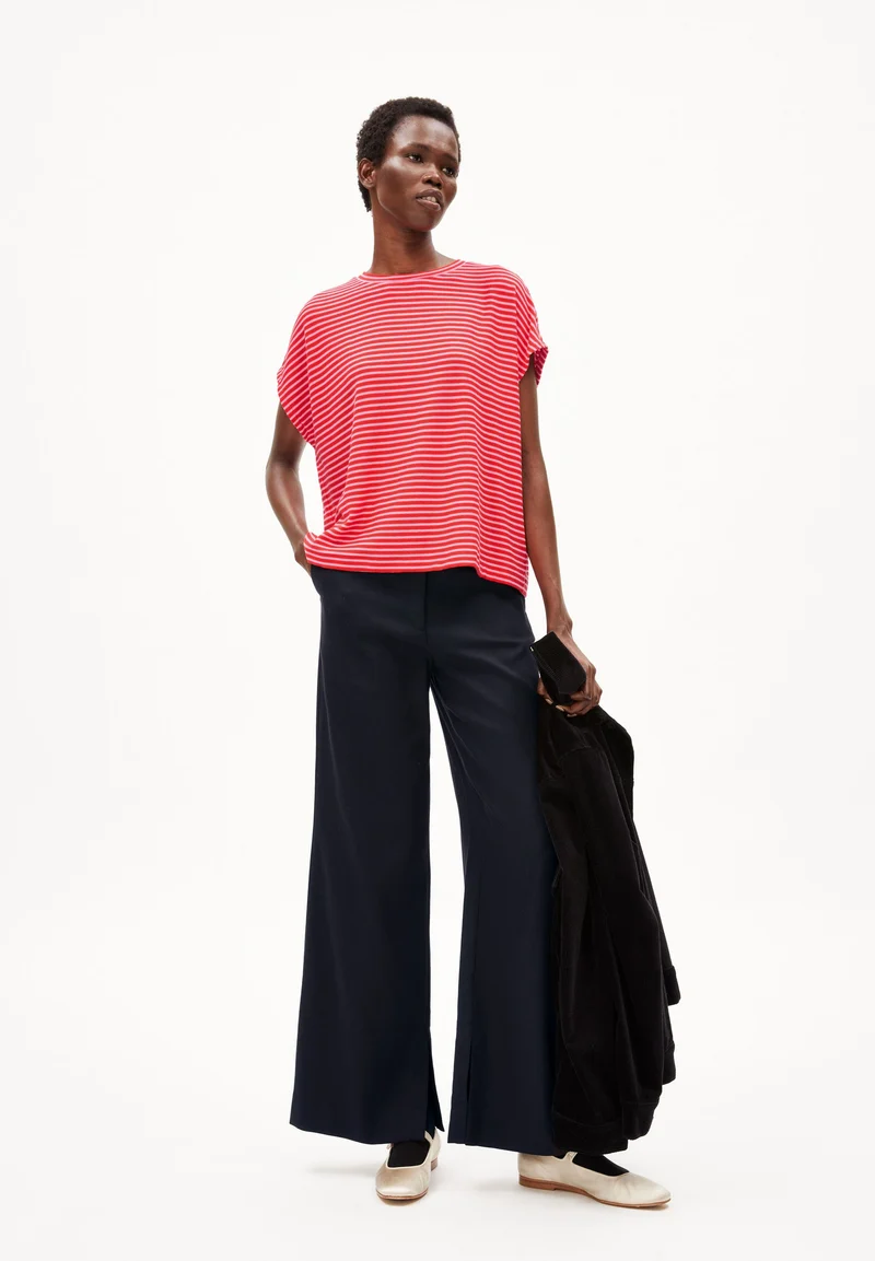 JAANISA MINI STRIPE | red alert-pink me up more