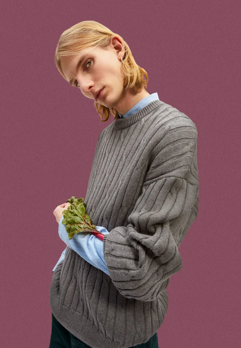 MAASIMES | mid grey melange