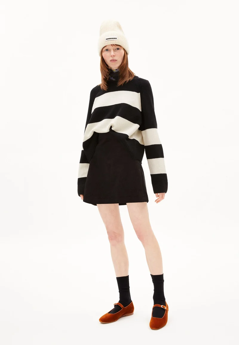 DILIRIAA STRIPES | black-oatmilk