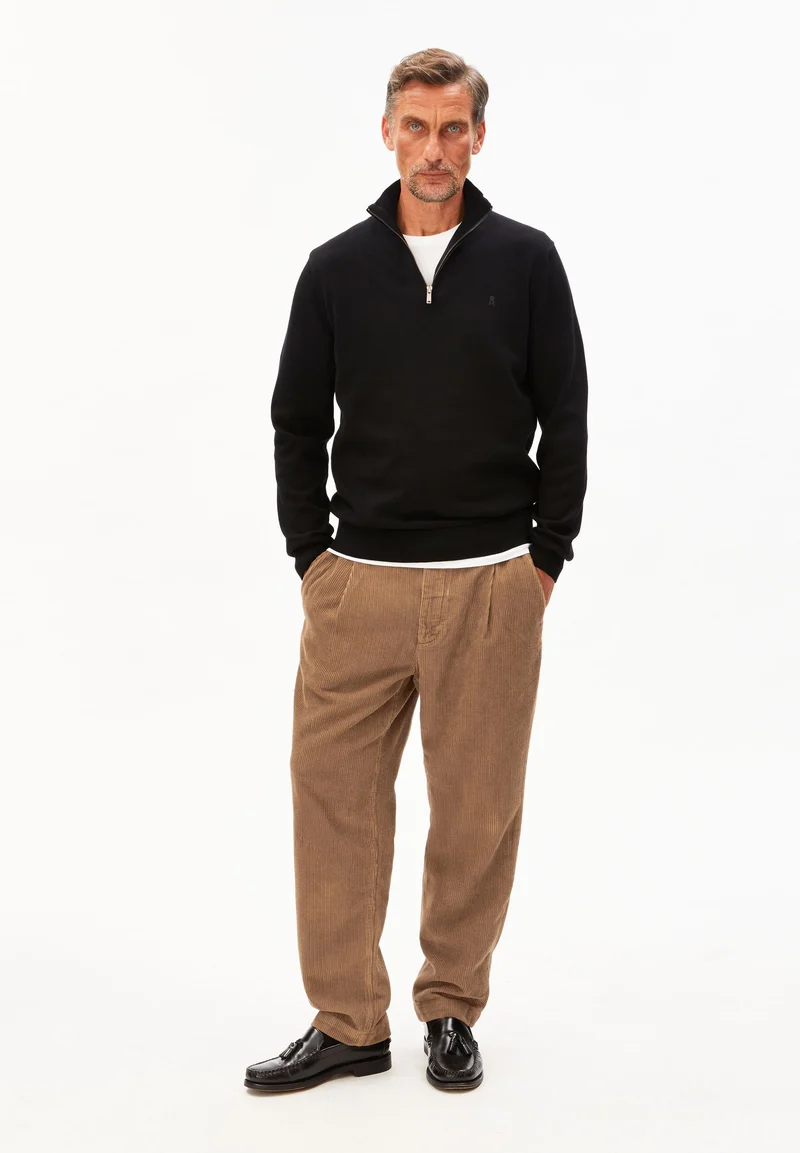 FAABES STRICKPULLOVER | black