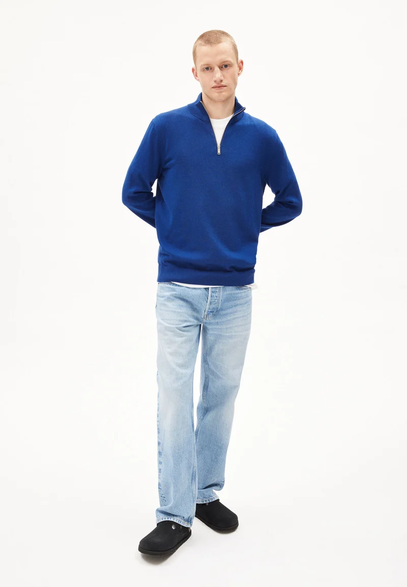 FAABES STRICKPULLOVER | lapis blue