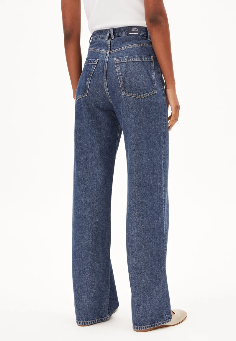 ENIJAA FLOW HIGH WAIST WIDE JEANS | mountain blast