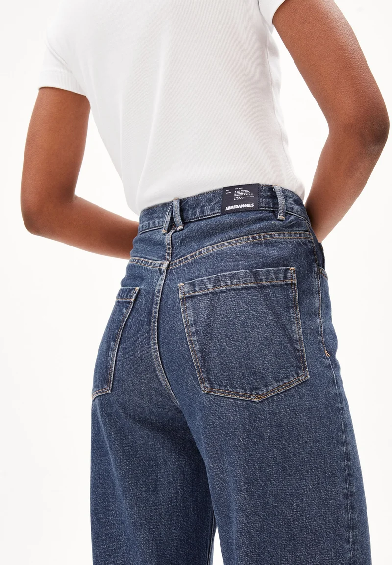 ENIJAA FLOW HIGH WAIST WIDE JEANS | mountain blast