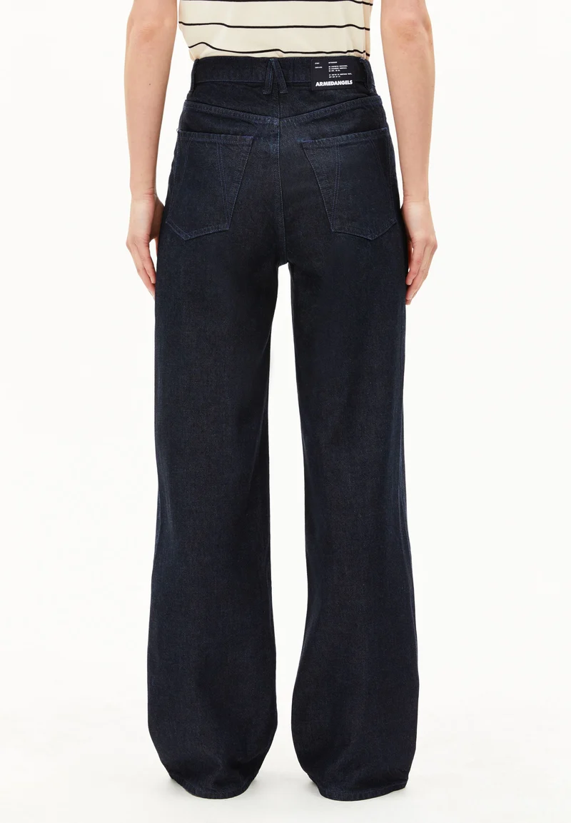 ENIJAA FLOW HIGH WAIST WIDE JEANS | rinse