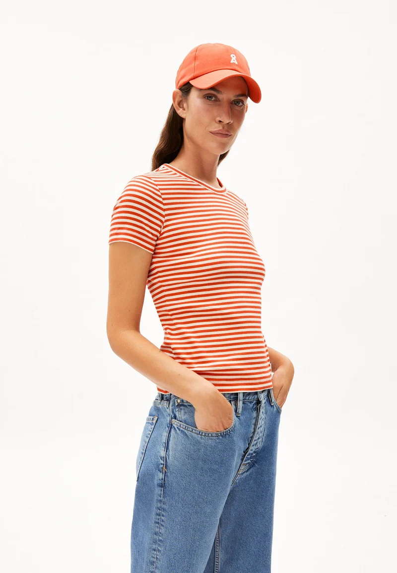 KARDAA STRIPES | poppy red-oatmilk