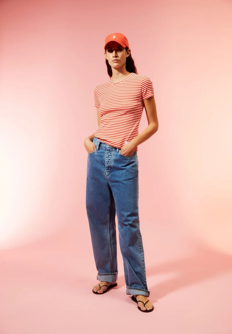 KARDAA STRIPES | poppy red-oatmilk